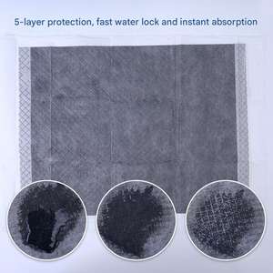 Desodorización ecológica de tela de carbono desechable pequeña almohadilla para orinar perros para entrenamiento de cachorros - Product Image 5