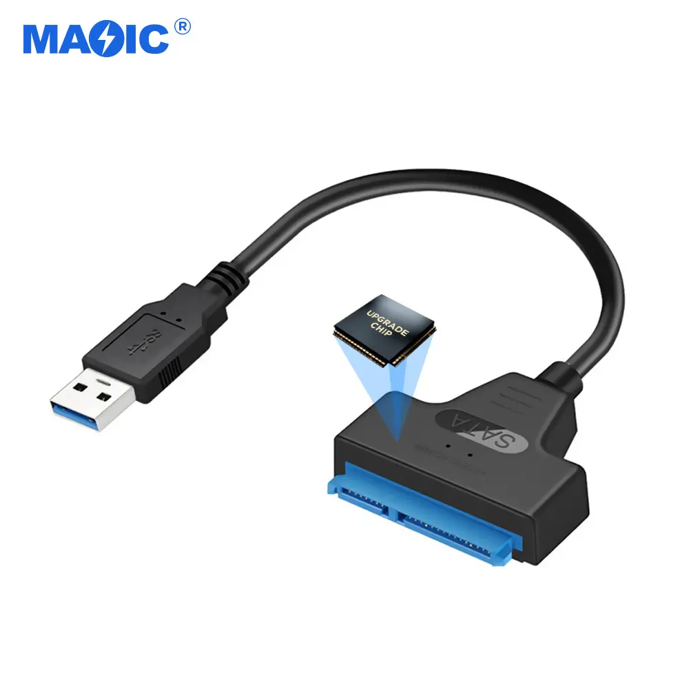 USB 3.0-SATA 7 15PINアダプターusb3.0-sataケーブル、sata-usb (2.5インチHDD用)