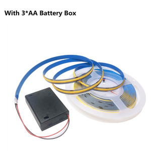 Kit de tira de luces <span class=keywords><strong>LED</strong></span> para máquina de coser, cinta de luz cob <span class=keywords><strong>led</strong></span> blanca USB5V alimentada con Interruptor táctil, tiras de iluminación para armario y cocina, 1m, 2m, 300cm - Product Image 3