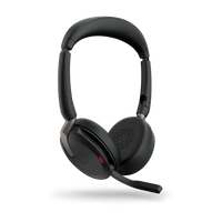 Casque stéréo sans fil Jabra Evolve2 65 Flex 5.2 avec technologie anti-bruit et voix claire