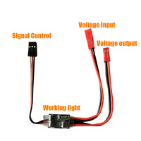 Interrupteur électronique télécommandé haute intensité 2-20A 3-30V pour drone RC, modèle aérien, pompe à eau, contrôle de signal PWM