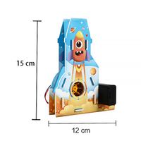 Kit de bolas levitantes de aire hecho a mano DIY, juego educativo de enseñanza de ciencia divertida para estudiantes de escuela primaria en forma de dibujos animados