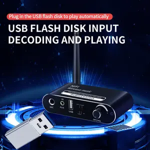 Long Range Bluetooth Audio Adapter HiFi Wireless Music Receiver Bluetooth 5.1 Receiver For Wired Speakers Or Home Music Stream