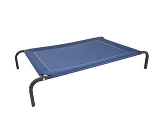 Cama para Mascotas Elevada, Rectangular, de Tela Texlin Negra, con Tubo de Hierro, para Exteriores, Recreativa, Grande, Ventilada y Refrescante, Fabricada en China - Product Image 5