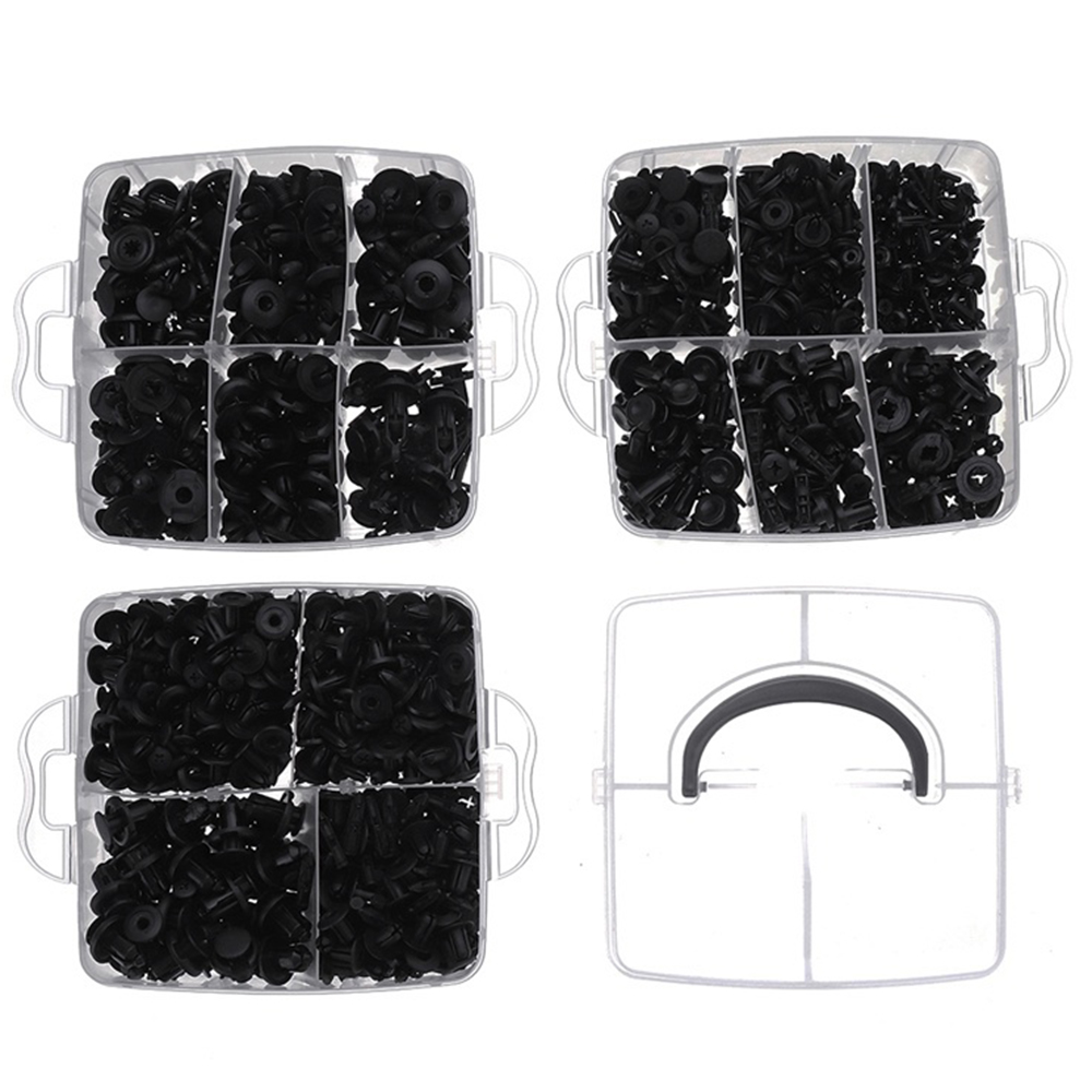 min様 625 Piece Automotive Fastener Clip Hybrid Body Push Bumper