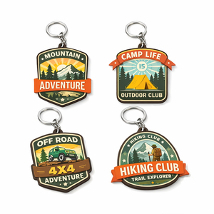 Wholesale Soft <b>Personalized</b> Slogan Motorcycle Pattern Silicone Turbo <b>Keychain</b> Design Outdoor Style Racing Logo Off Road <b>Keychain</b> - Product Image 1