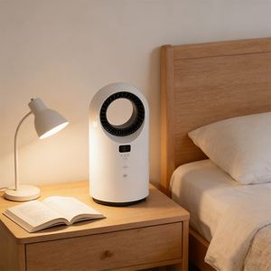 Ventilateur tour PTC 1500W avec télécommande, portable, pour bureau, chambre, salon, protection contre la surchauffe, économie d'énergie - Product Image 4