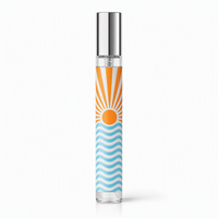 Flacons de parfum vides en gros 35 ml avec capuchon doré, atomiseur de poche rechargeable, boîte de présentation de 24 pièces, logo personnalisé