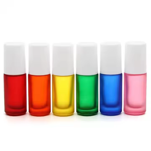 ขวดลูกกลิ้งบรรจุภัณฑ์เครื่องสำอางใส ขนาด 10 มล. ฝาพลาสติก ลูกกลิ้งแบบหนา ขวดแก้วสำหรับน้ำมัน ขนาด 10 มล. ลดราคา - Product Image 5