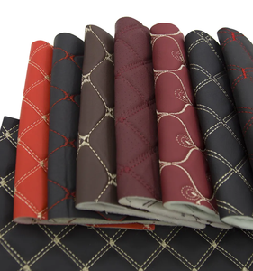 Broderie synthétique de siège de voiture PVC éponge <span class=keywords><strong>cuir</strong></span> tissu <span class=keywords><strong>cuir</strong></span> <span class=keywords><strong>matelassé</strong></span> <span class=keywords><strong>cuir</strong></span> brodé - Product Image 2
