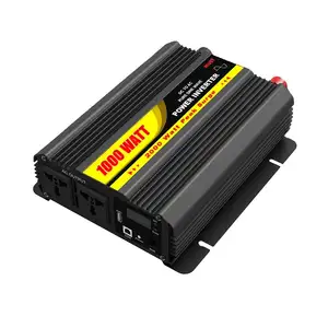 必须供电 | Cargador Inversor de Onda正弦Pura离网300W 600 1000W 12V 24v至110V 220V，带交流插座