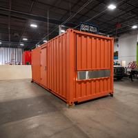 Kiosque de restauration mobile haute capacité pour stades sportifs, conteneur préfabriqué modulaire pour événements publics