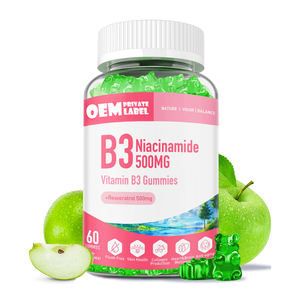 OEM NAD + Supplément Private Label Vitamine B3 Collagène hydrolysé Gommes anti-âge NAD aux herbes sans sucre Cellules stimulantes pour adultes - Product Image 1