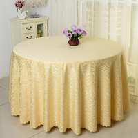En gros De Mode noir rouge blanc Rond rectangle Exquis Hôtel Jacquard Nappe pour le mariage partie