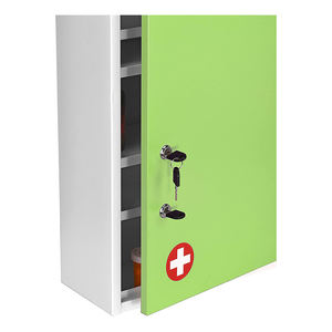 Trousse de premiers soins murale pour évier de stockage Armoire à pharmacie en métal Chauffe-eau en acier inoxydable médical en plastique en fer étanche - Product Image 6