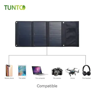 10W ETFE Panel Tenaga Surya/Solar Panel Charger Cadangan Pack untuk Ponsel Kamera Digital Tahan Air