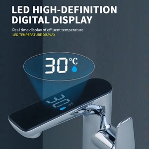 Tất Cả Trong Một Thông Minh Hộ Gia Đình Bồn Rửa Vòi Nước Nóng Và Lạnh Tự Động Lưu Vực <span class=keywords><strong>Tap</strong></span> Cảm Biến Thông Minh Vòi Nước Với Nhiệt Độ Kỹ Thuật Số Hiển Thị - Product Image 3