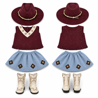 Vêtements de poupée personnalisés en gros OEM/ODM pour tenues de poupées BJD en coton
