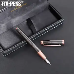 Ttx Hot Selling Promotionele Goedkope Groothandel Custom Gift Pen Gun Zwart Fabrikanten Gegraveerde Logo Chinese Metalen Vulpennen