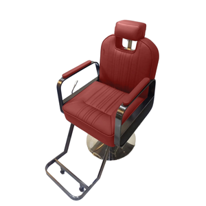 เก้าอี้ตัดผมสีเทาสำหรับร้านเสริมสวยแบบไฮดรอลิกคลาสสิกสำหรับผู้ชาย - Product Image 6