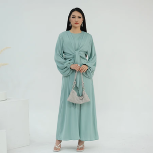 Yibaoli produttore abbigliamento islam 4 colori moderno <span class=keywords><strong>turco</strong></span> nuovo <span class=keywords><strong>modello</strong></span> due pezzi abaya set a dubai - Product Image 3