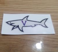 Autocollants personnalisés Shark Cp Jul Vrunk Marseille Palestine Drapeau national Paul and Shark Sticker