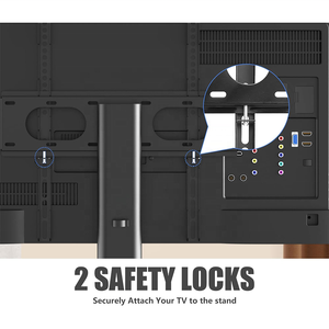 Soporte de mesa de <span class=keywords><strong>TV</strong></span> con ajuste de altura económico de 17 "-55" 40kg, Universal, 2 <span class=keywords><strong>patas</strong></span>, Base de montaje <span class=keywords><strong>para</strong></span> televisión de escritorio - Product Image 4