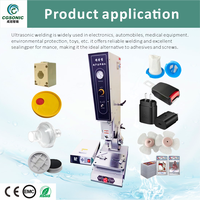 Machine à souder ultrasonique pour plastique CGSONIC CG-QS27 220V 2.6kW, directement de l'usine, pour flacons cosmétiques en plastique en parfait état