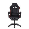 Silla de Juego Ergonómica de Piel Sintética Negra con Luces LED, de Alta Calidad y Precio Económico, con Función de Masaje, Muestra Gratis