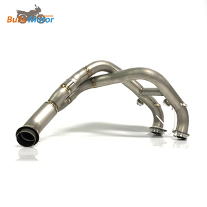 Embase d'échappement en alliage de titane pour <span class=keywords><strong>KTM</strong></span> 790/890ADV 790/890DUKE tuyau d'échappement avant de moto tuyau de courbure - Product Image 3