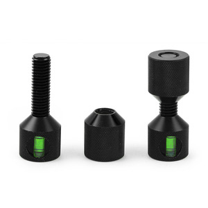 Pasador de Alineación de Brida de Doble Orificio de Aluminio 6061 de 1-1/8\" con Ranura, Pasadores de Enganche de Acero para Muelles con Nivel Incorporado - Product Image 1