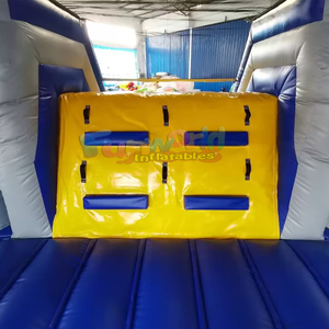 Commercial space shuttle themed inflatable bounce house combo with a slide party jumping <b>bouncy</b> <b>castle</b> - Product Image 5