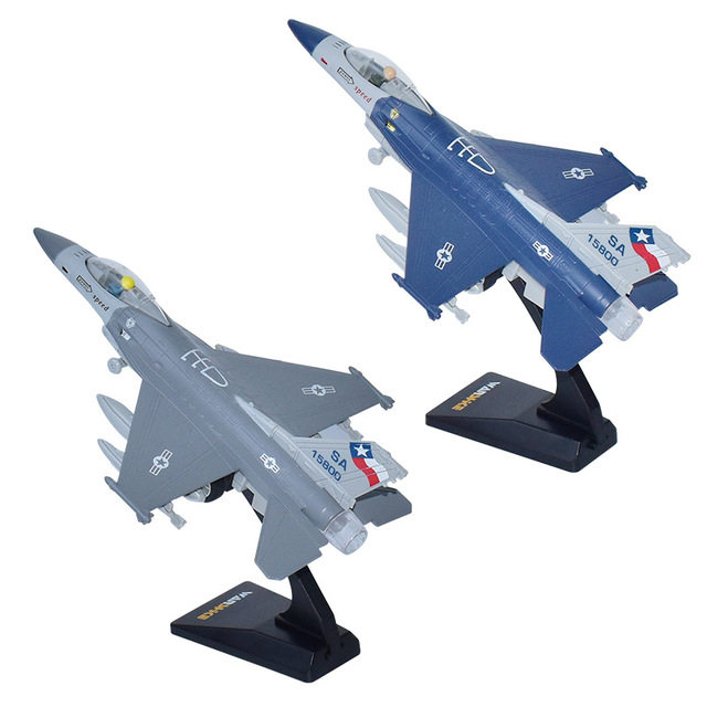 Airplane Diecast Toy Plastic Eco-friendly Pull Back Military Fighter Jet Model Aircraft 1:28 Scale Wheels Movable Light Music