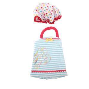 Vêtements de poupée MSYO, <span class=keywords><strong>peignoir</strong></span> et bonnet de douche, vêtements pour bébé, accessoires pour poupées, vêtements pour poupées de 45 cm - Product Image 2