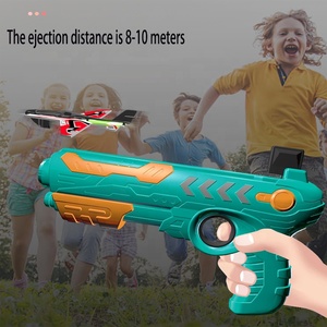 Nouveau pistolet lanceur de <span class=keywords><strong>combat</strong></span> aérien à catapulte en mousse 4 pièces pour enfants, jouet de tir à l'<span class=keywords><strong>air</strong></span> comprimé pour jeu de bataille - Product Image 4
