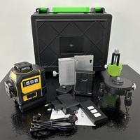 16 lignes niveau laser 4D ligne verte auto-nivelant 360 niveau laser super puissant horizontal et vertical