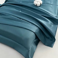 Ensemble de taies d'oreiller en Tencel Lyocell de haute qualité, anti-rides, hypoallergéniques, respectueux de la peau, absorbant l'humidité, linge de lit