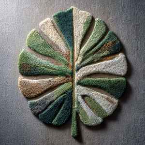 Leaf Shape Washable Living <b>Room</b> <b>Carpet</b> Rugs for Living <b>Room</b> Cool Home Decor Cozy Boho Area Modern Bedroom Rug - Product Image 1