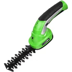 Cordless Grass Shrub Shear Automatic Battery Operated Long Handheld Hedge Trimmer Machine for Lawn