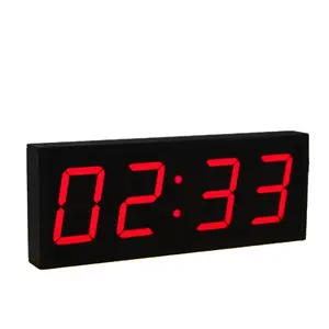 舒泰4位5英寸发光二极管大显示数字健身房定时器交叉定时器挂钟