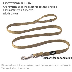 <span class=keywords><strong>Laisse</strong></span> <span class=keywords><strong>pour</strong></span> chien en toile épaisse et résistante, <span class=keywords><strong>pour</strong></span> <span class=keywords><strong>Malinois</strong></span>, chiens de petite et grande taille, chiens adultes - Product Image 2