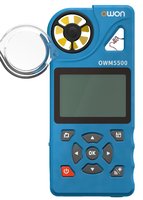 Anémomètre intelligent OWON OWM5500, mesure de la vitesse du vent, du volume d'air, de la température et de l'humidité