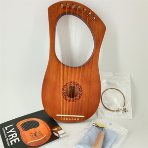 Harpe <span class=keywords><strong>à</strong></span> sept <span class=keywords><strong>cordes</strong></span> de petite taille, piano Lille, instrument de musique <span class=keywords><strong>lyre</strong></span> 7r, directement de l'usine - Product Image 3