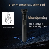 Trípode Magnético Plegable de 1.8M y Palo Selfie con Control Remoto para iPhone 17/16/15 y Smartphones Android - Vlog Giratorio de Aluminio y ABS