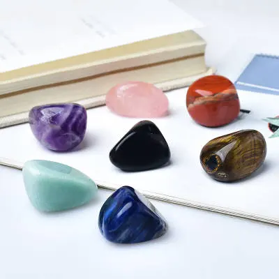 Wholesale various Natural gemstone polished Tumbled Stones Crystals Healing Stone Palm stones