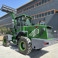 Chargeur frontal télescopique agricole tout-terrain diesel CE EPA 9500 kg à bras télescopique robuste