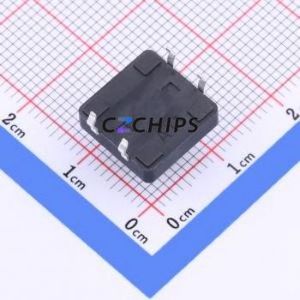 TSF001B09526A Tactile Switch DIP-4P,12x12mm Switch Round Button 2.6N Through Hole 12mm - Product Image 2