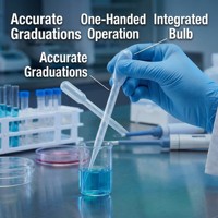Pipettes Pasteur en plastique transparent en gros, graduées, 1 ml, 2 ml, 3 ml, 5 ml, compte-gouttes de transfert pour fournitures de laboratoire scientifique