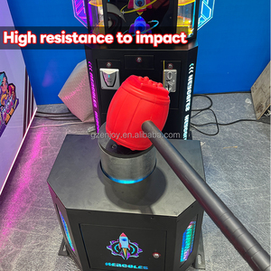 Disfruta del juego Hercules King of the Hammer, máquina de videojuegos arcade de metal con prueba de fuerza, con soporte en español e inglés. - Product Image 6
