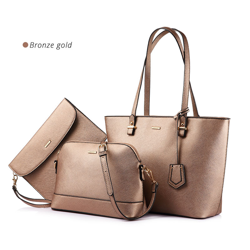 Femme Sac À Main Femme Grande Capacité Composite Fourre-Tout Dames Sacs Mode Épaule Bandoulière Sac À Main Petit Sac À Main